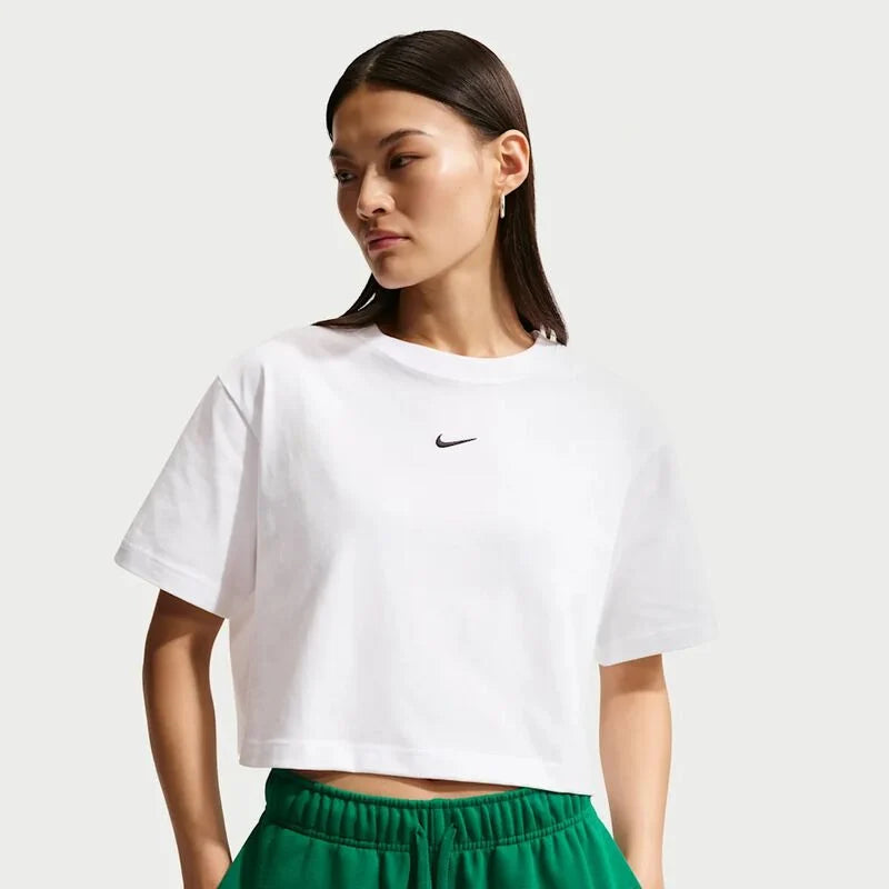W NSW CLASSIC CROP SS TEE - WHITE/(BLACK)
