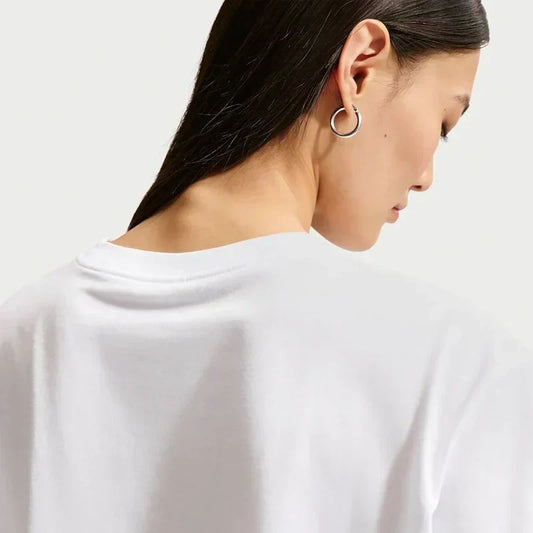 W NSW CLASSIC CROP SS TEE - WHITE/(BLACK)