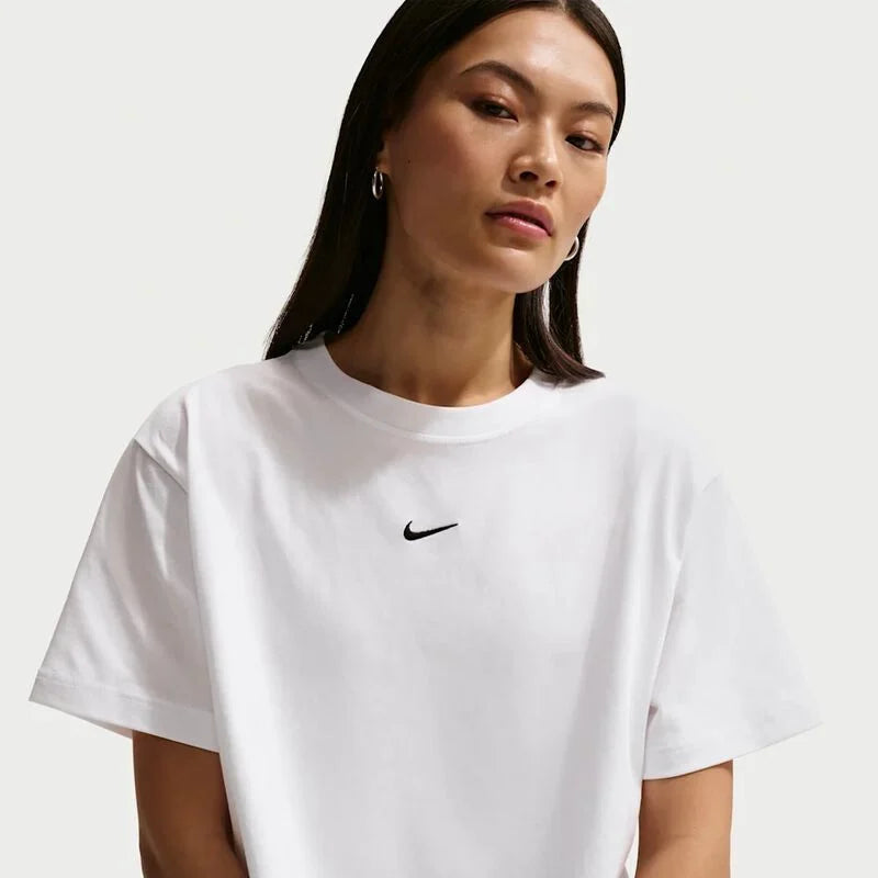 W NSW CLASSIC CROP SS TEE - WHITE/(BLACK)