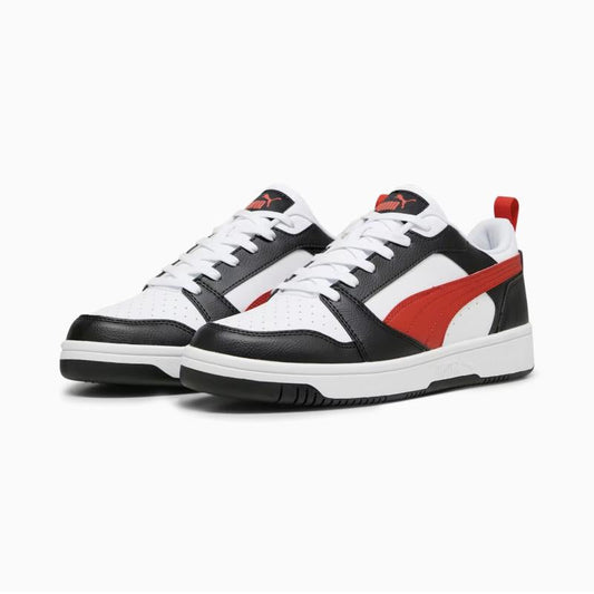 REBOUND V6 LOW PUMA WHT/RED/BLK