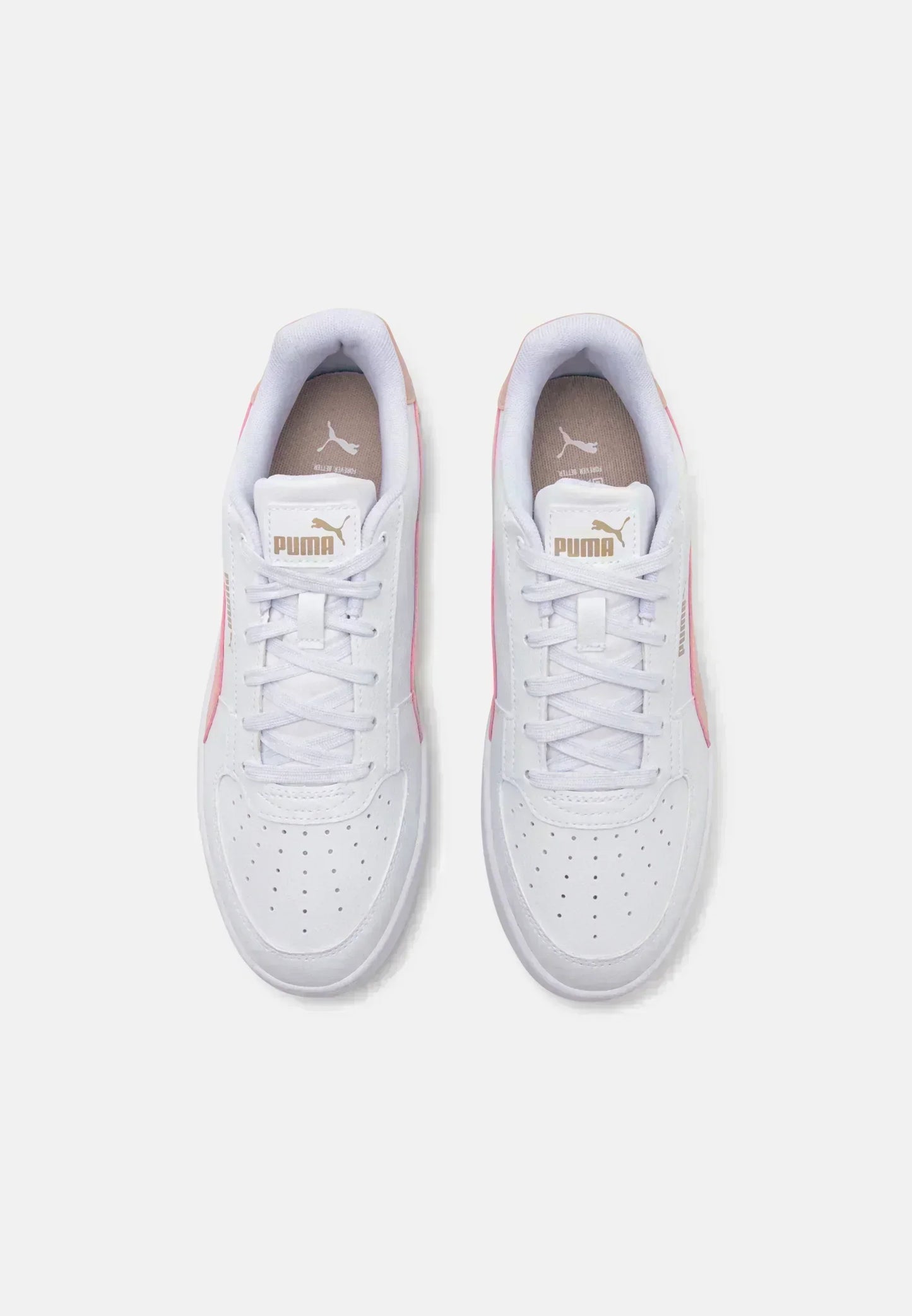 PUMA CAVEN 2.0 JUVENILES WHT/PINK