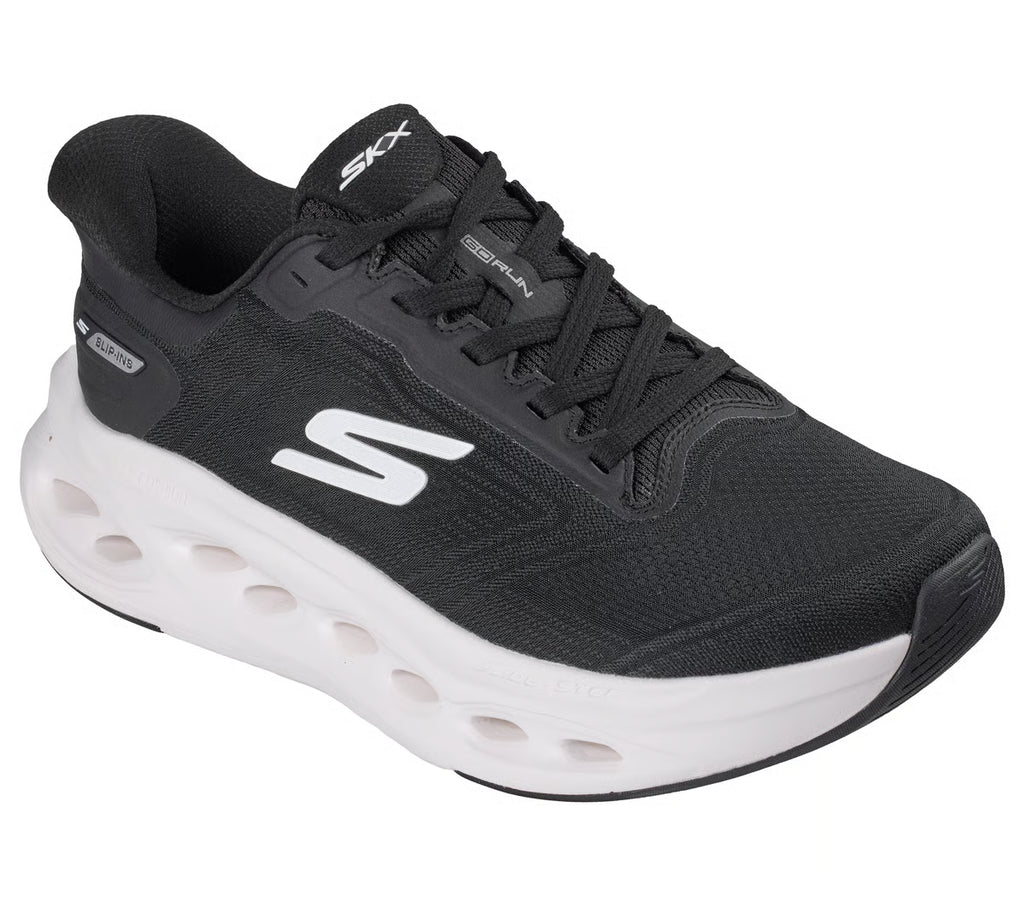 MAX CUSHIONING GLIDE-STEP BLACK/WHITE