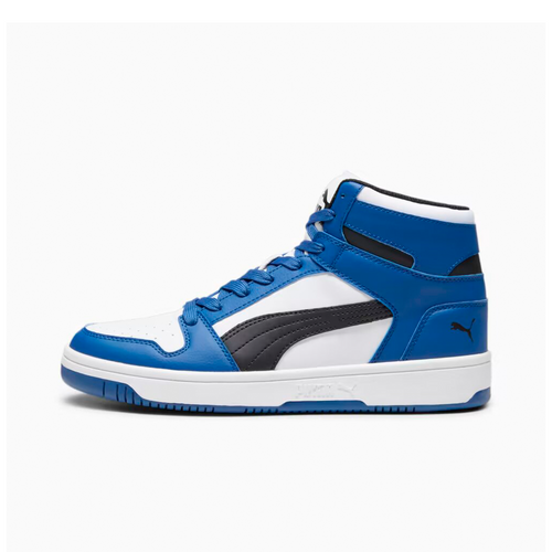 PUMA REBOUND LAYUP WHT/BLU/BLK 369573-36 # 11.5