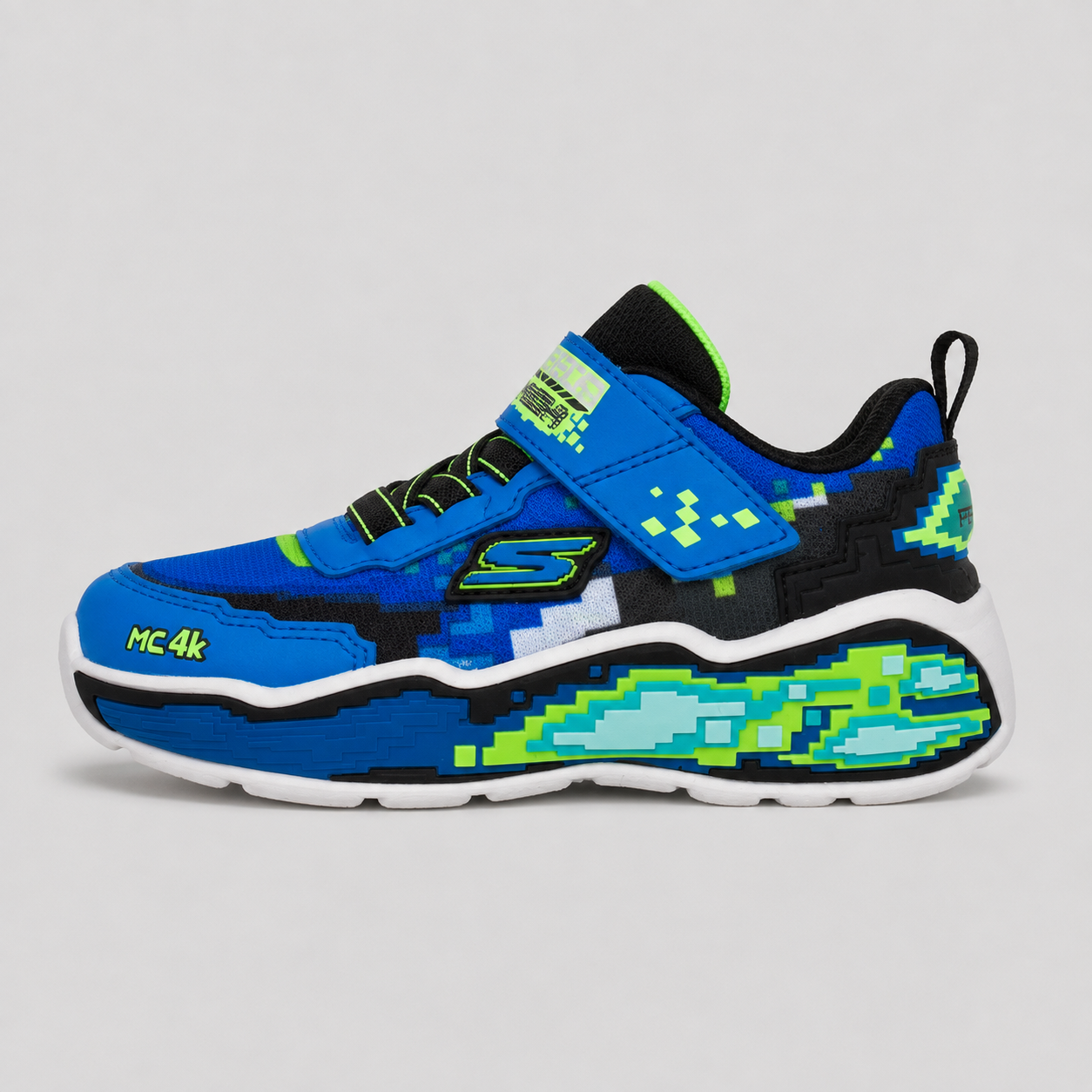 MEGA SCENE BLK/BLUE/LIME NIÑO INFANTE