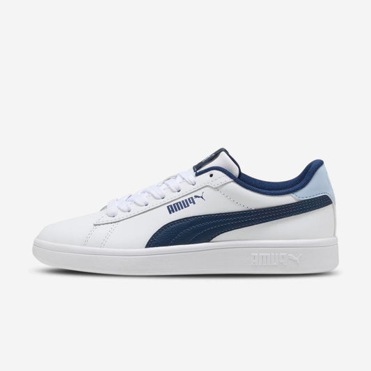 PUMA SMASH 3.0 L JR WHITE-PERSIAN BLUE