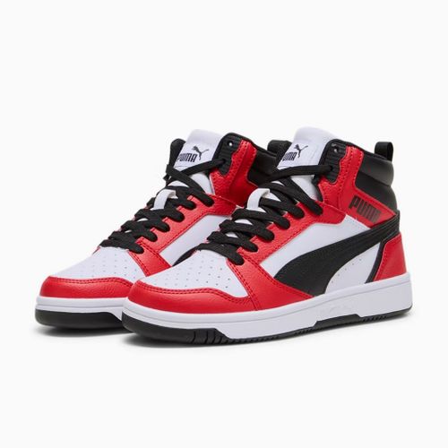 PUMA REBOUND V6 MID JR RED/BLACK
