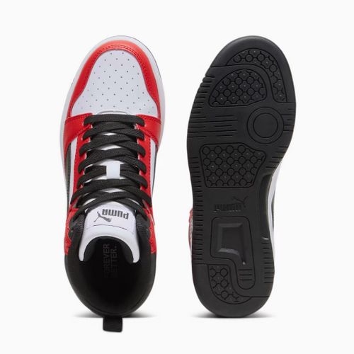 PUMA REBOUND V6 MID JR RED/BLACK