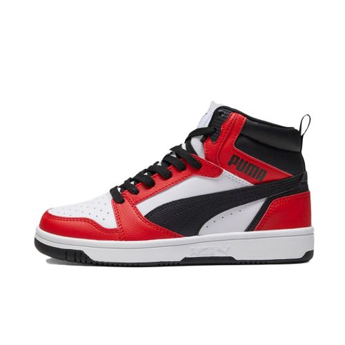 PUMA REBOUND V6 MID JR RED/BLACK