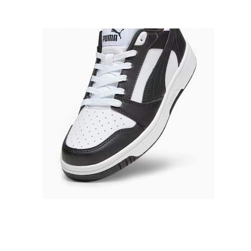 PUMA REBOUND V6 LOW JUVENILES WHITE/BLACK