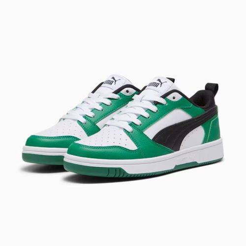 PUMA REBOUND V6 LO JR BLACK/GREEN