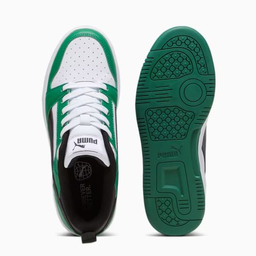 PUMA REBOUND V6 LO JR BLACK/GREEN