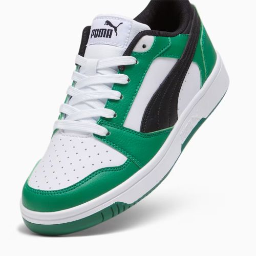 PUMA REBOUND V6 LO JR BLACK/GREEN