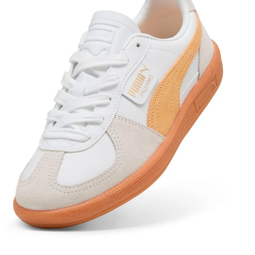 PUMA PALERMO LTH WNS WHITE-ALMOST APRICOT