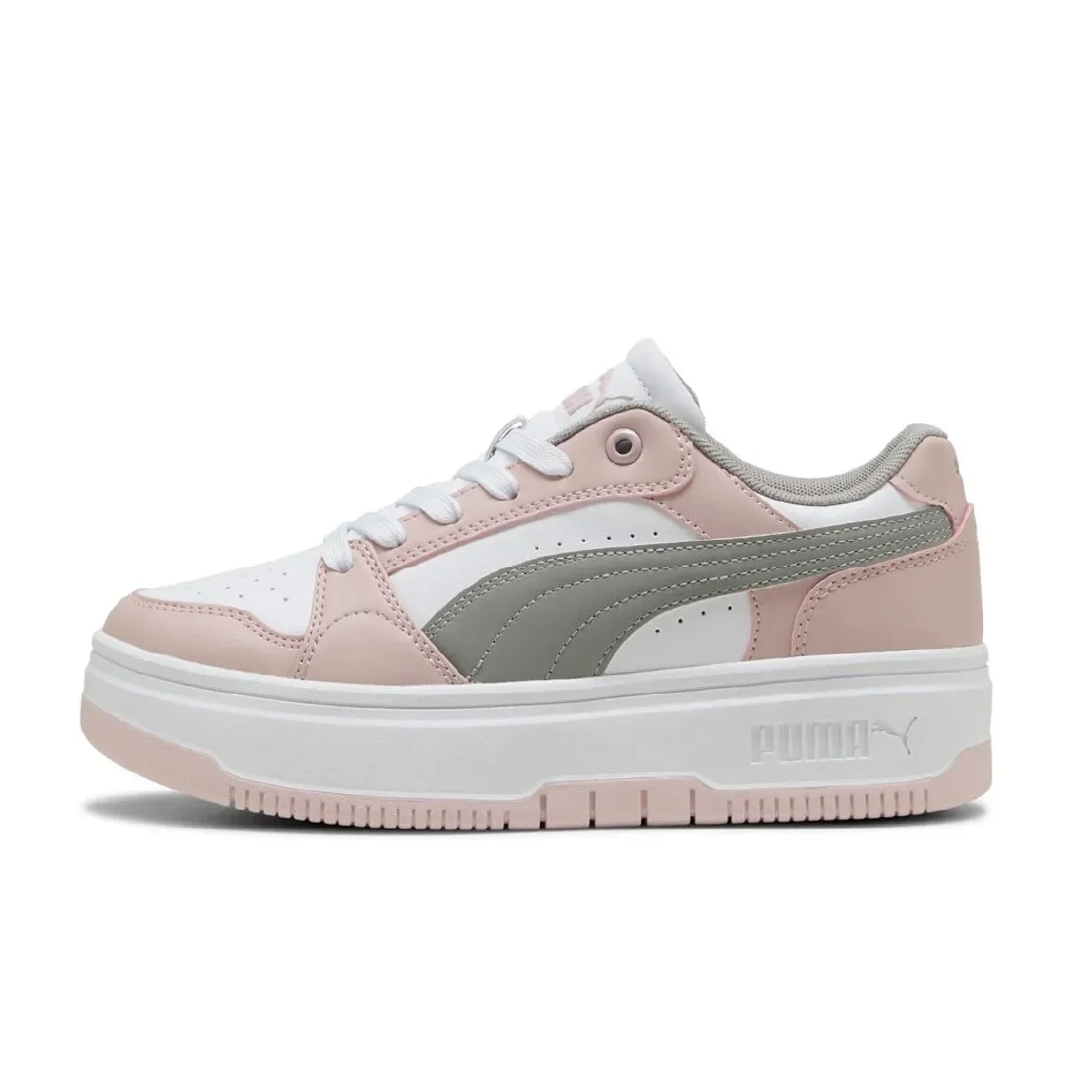 REBOUND FEMME LOW WNS WHITE-GRAY ECHO-MIST