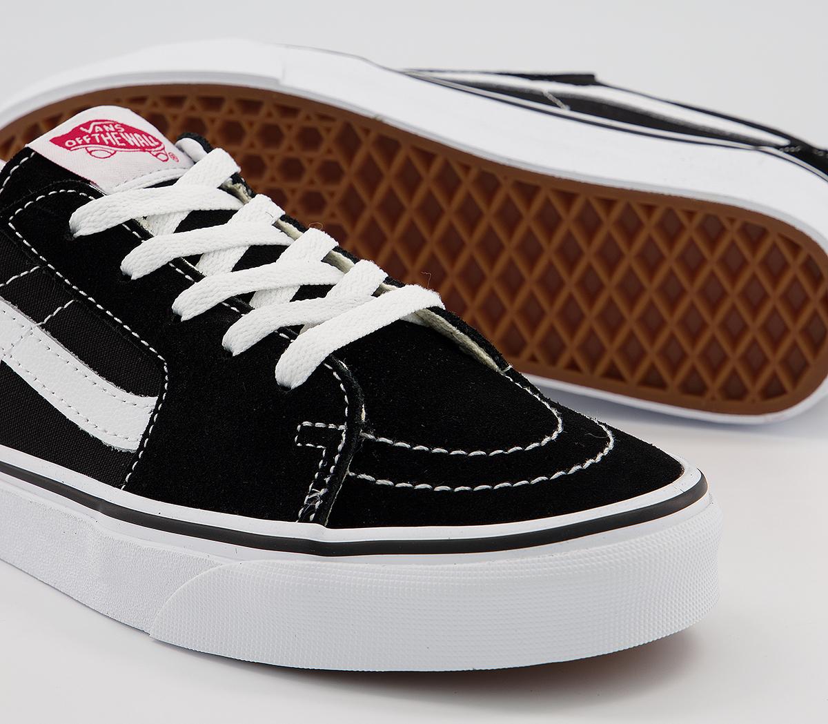 VANS SK8-LOW BLACK/TRUE WHITE