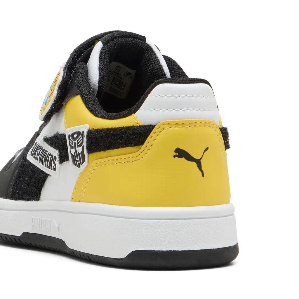 REBOUND SLAM TRANSFORMERS AC BLACK/WHITE/YELLOW NIÑO PRE-ESCOLAR