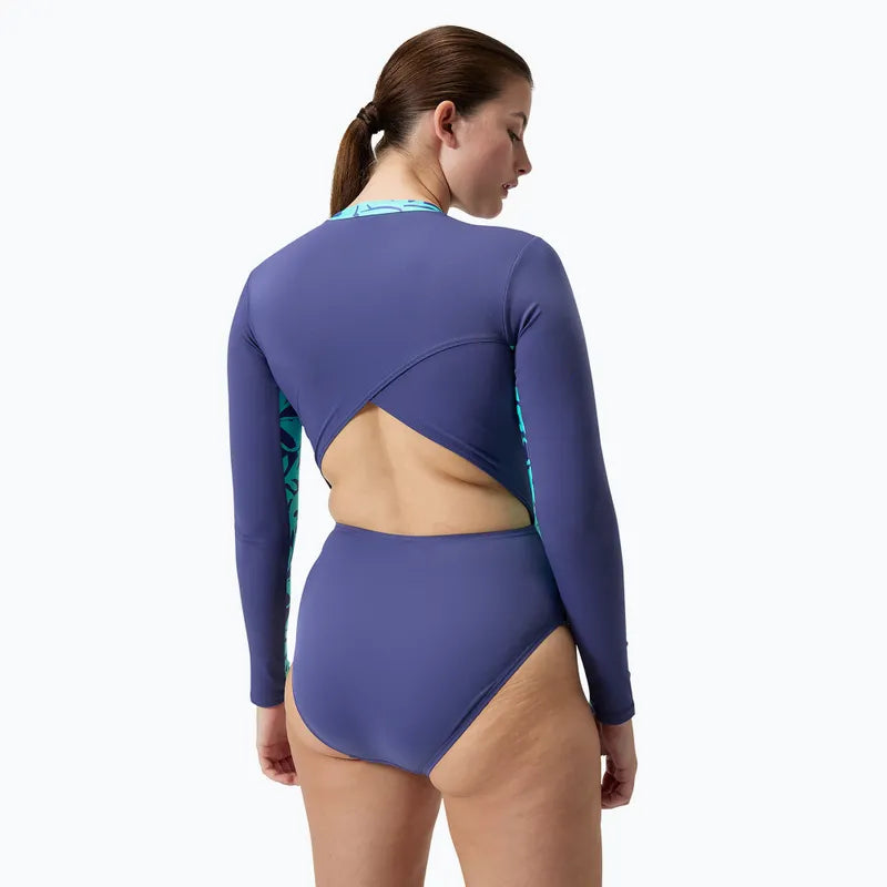 PRINTED LONG SLEEVE BANADOR PURPLE