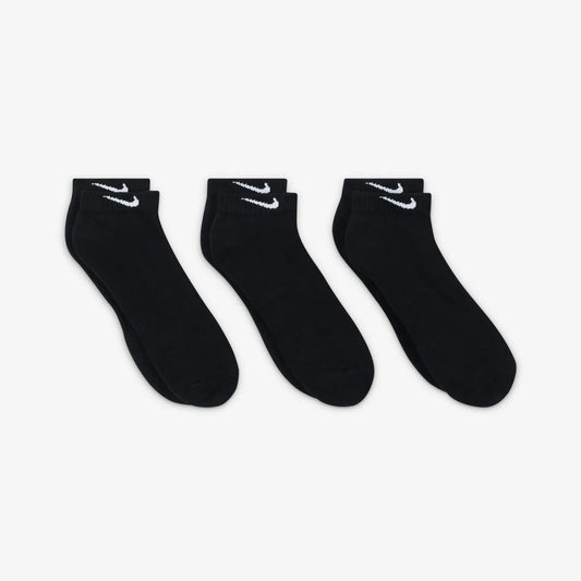 EVERYDAY CUSH LOW 3PR BLK/WHT SX7670-010 # L