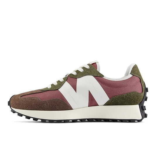 NEW BALANCE 327 HD DARK MUSHROOM/WASHED BURGUNDY MS327HD # 7