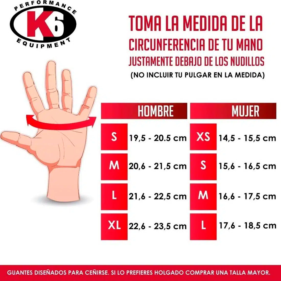 GUANTE PARA PESAS