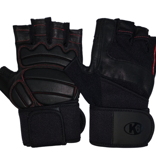 GUANTES DOBLE K6 BLACK