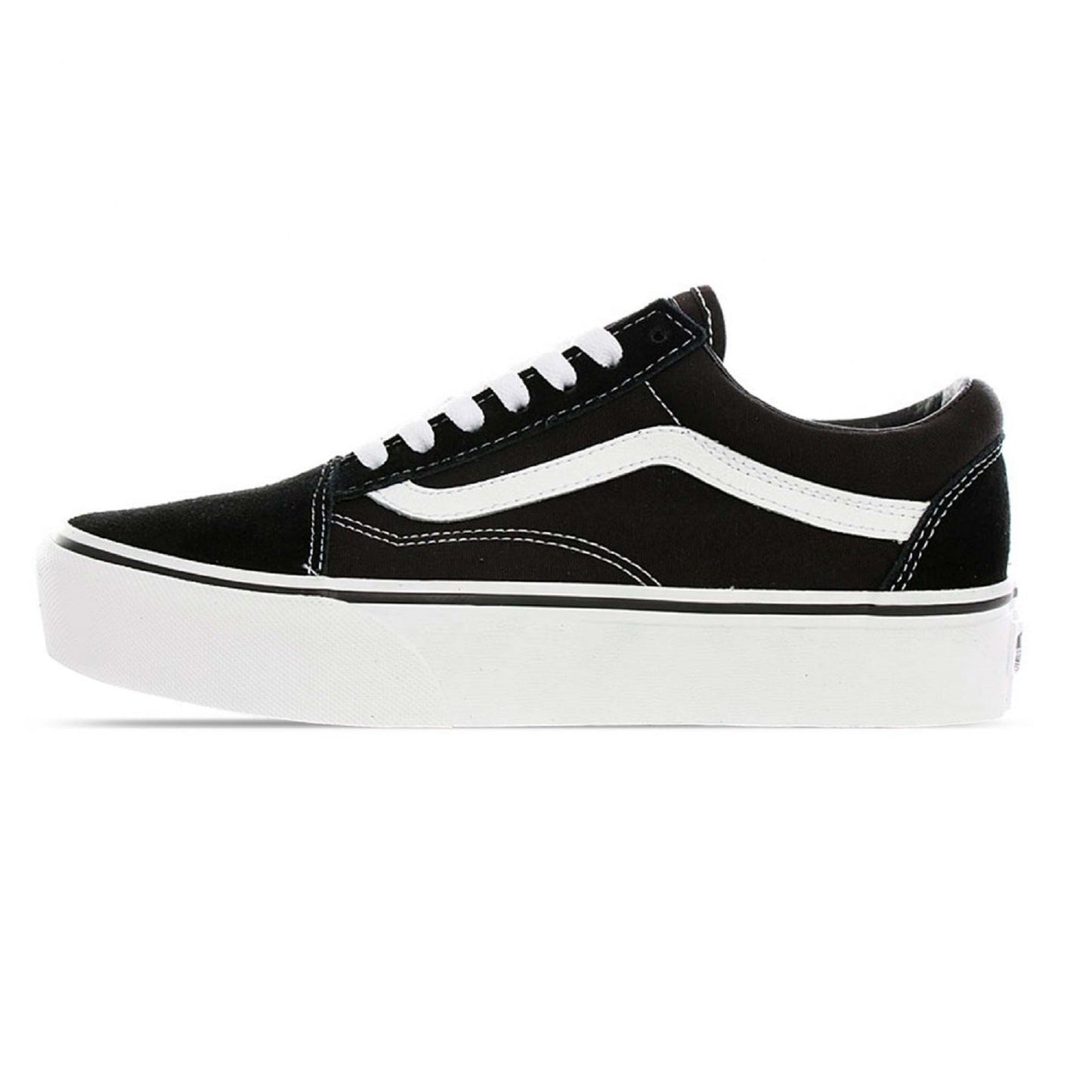VANS UA OLD SKOOL PLATFORM – BLACK/WHITE
