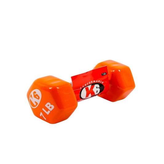 MANCUERNA DE VINIL ORANGE (7 LB)
