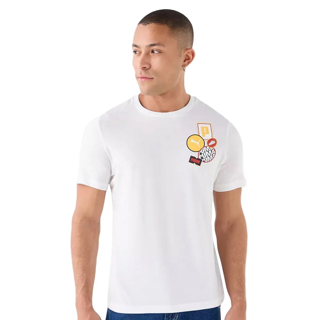 PUMA GRAPHICS ICON TEE / SL WHITE HOMBRE