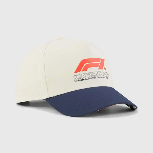 GORRA PUMA X F1 SILVERSTONE BB BEIGE/NAVY