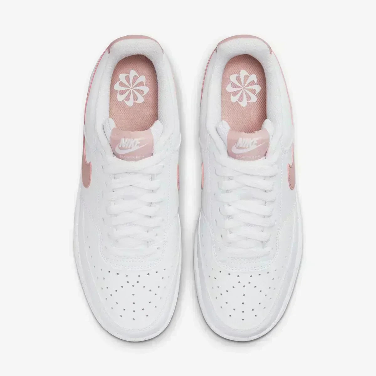 NIKE COURT VISION LO WHT/PINK DH3158-102 # 10