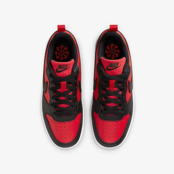 NIKE COURT BOROUGH LOW RECRAFT GS ‘UNIVERSITY RED / BLACK / WHITE