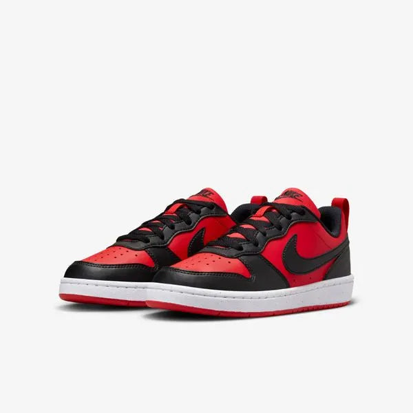 NIKE COURT BOROUGH LOW RECRAFT GS ‘UNIVERSITY RED / BLACK / WHITE