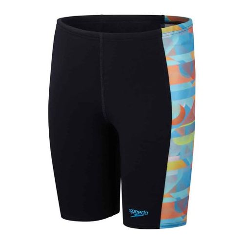 SPEEDO BOYS DIGITAL PANEL JAMMER - BLACK/PICTON BLUE