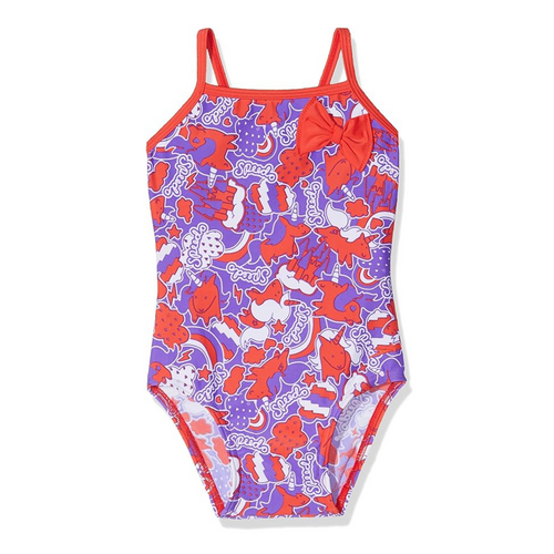 BOW SWIMSUIT BL/RD 8-11446C196 # 1