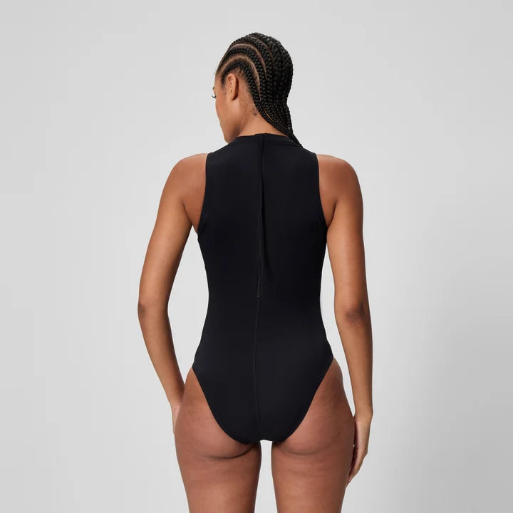 ENDURANCE LOGO HYDRASUIT VESTIDO DE BANO BLACK MUJER