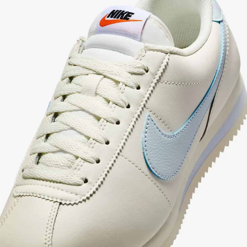 NIKE CORTEZ LTR SAIL/BLUE TINT