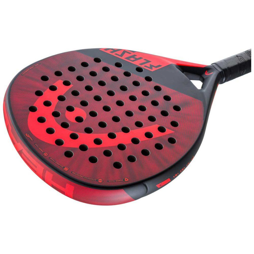 HEAD PADEL FLASH 2023 RE BK PLASTICO/FOAM RED