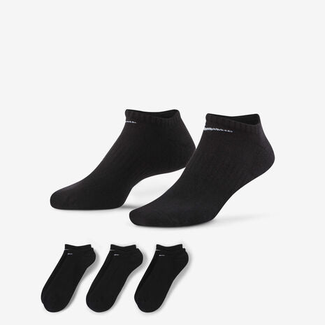 EVERYDAY CUSH NS 3PR BLK/WHT SX7673-010 # L