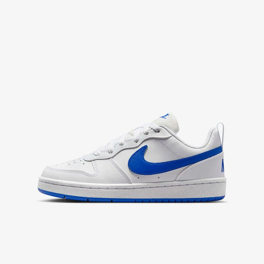 NIKE COURT BOROUGH LOW RECRAFT (GS) – WHITE/HYPER ROYAL