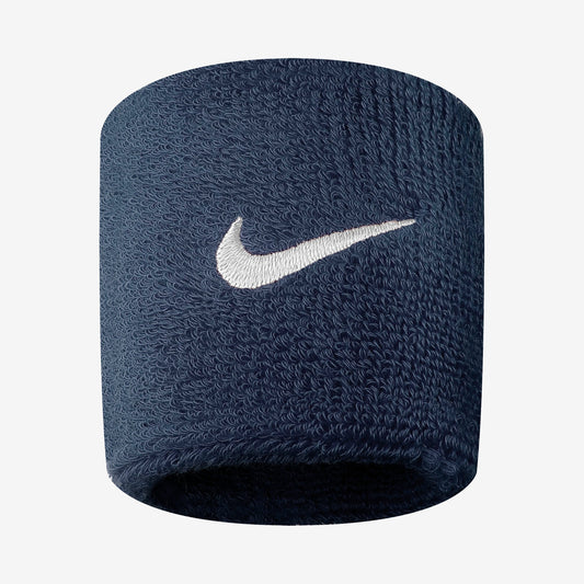 SWOOSH WRISTBAND NAVY/WHT