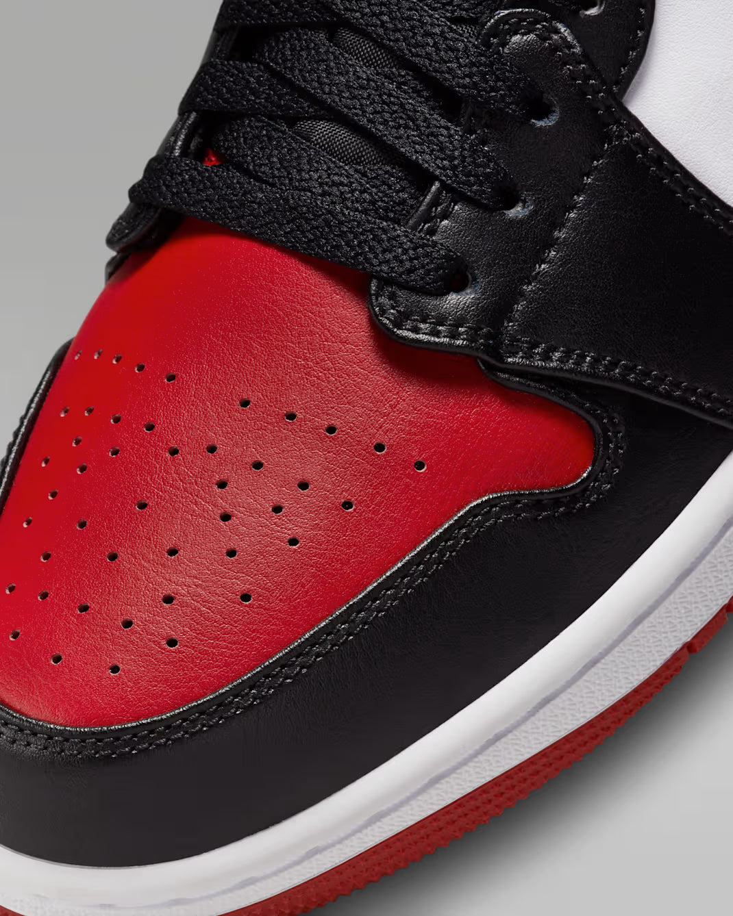 AIR JORDAN 1 LOW WHITE/BLACK/RED HOMBRE
