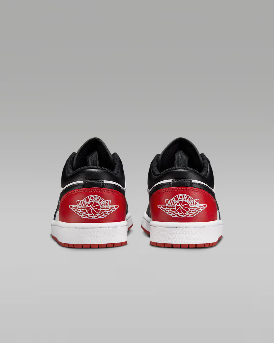 AIR JORDAN 1 LOW WHITE/BLACK/RED HOMBRE