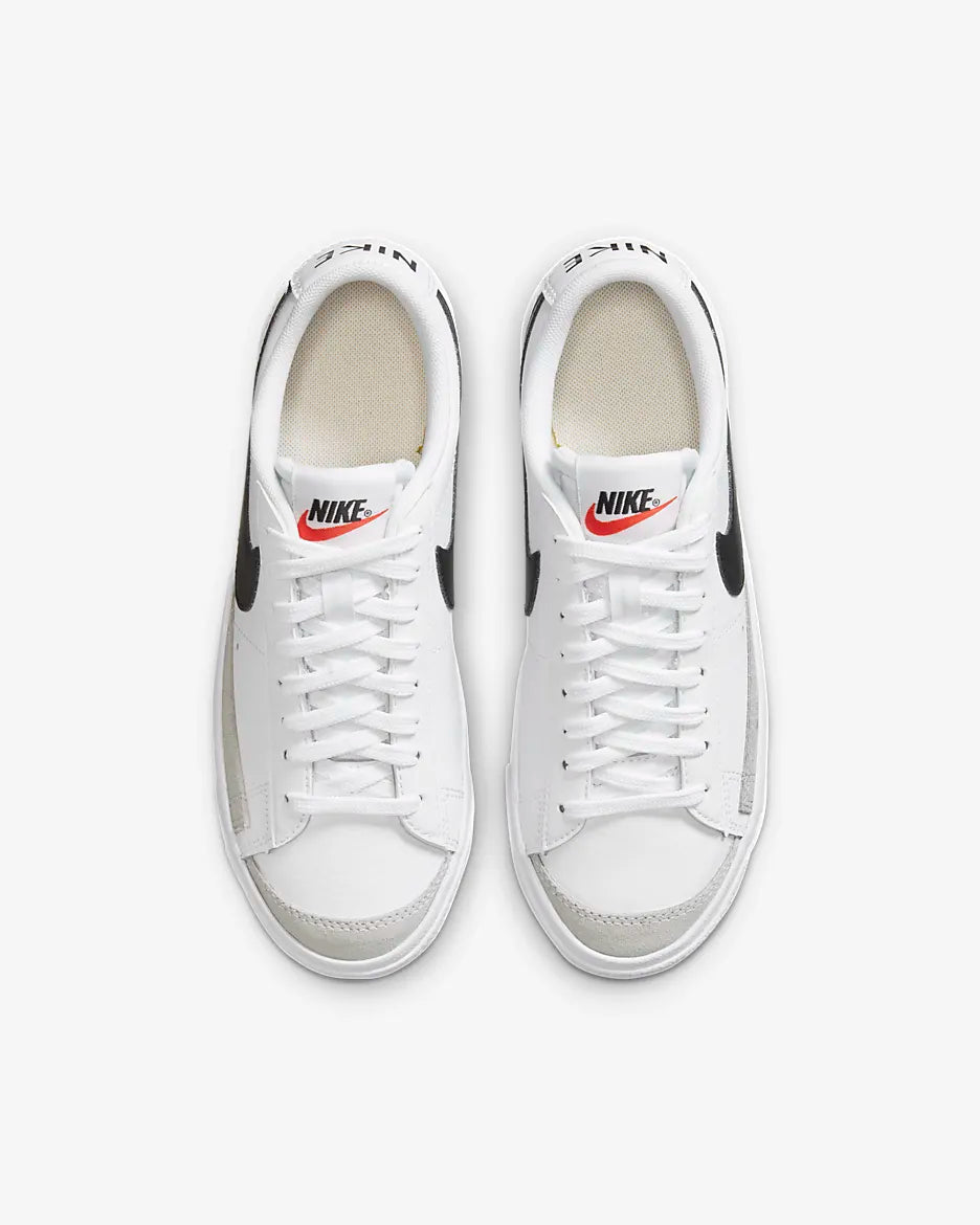 BLAZER LOW 77 WHITE/BLK DA4074-101 # 6.5
