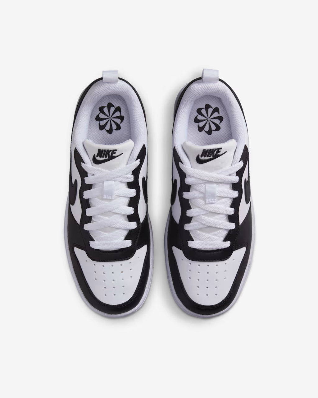 COURT BOROUGH LOW RECRAFT BG BLACK/WHITE
