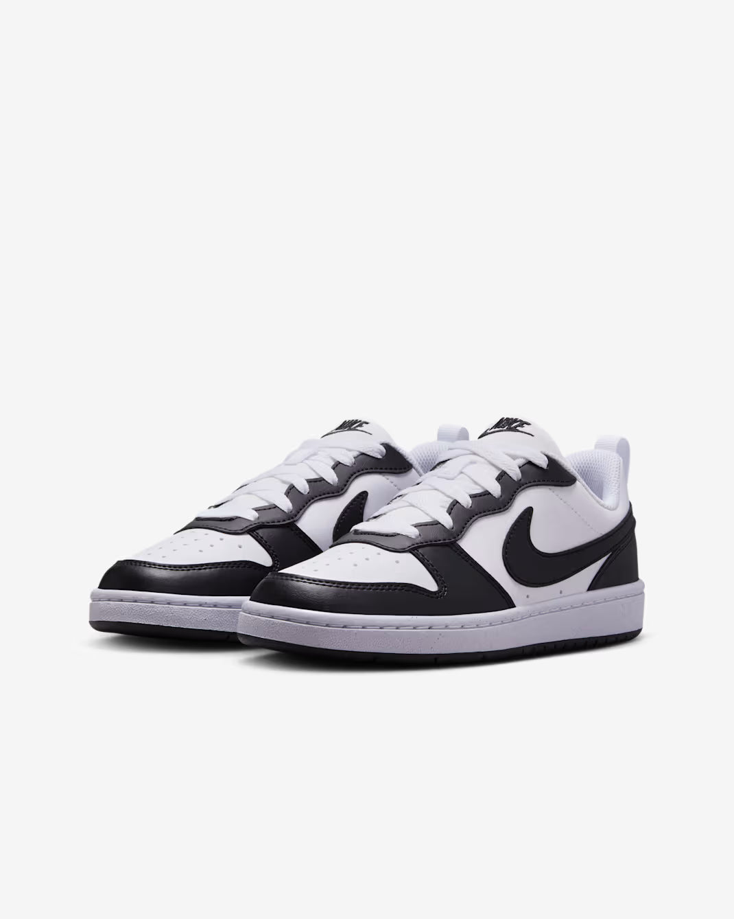 COURT BOROUGH LOW RECRAFT BG BLACK/WHITE