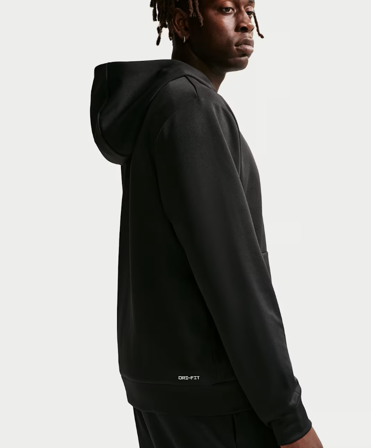 NIKE SUDADERA DRI-FIT FLEX PULLOVER HOODIE (BLACK) HOMBRE