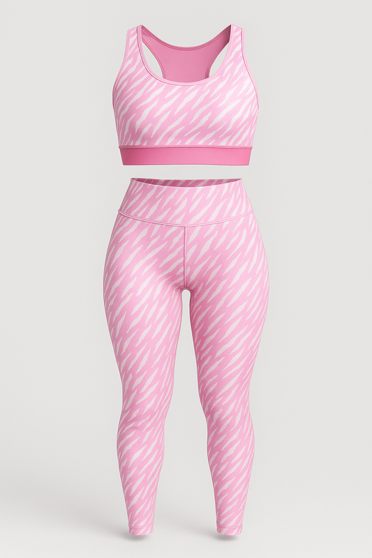 CONJUNTO ANIMAL PRINT PINK TO006-08 # XL