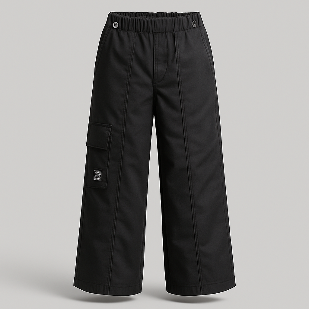 PANTALON CARGO NEGRO