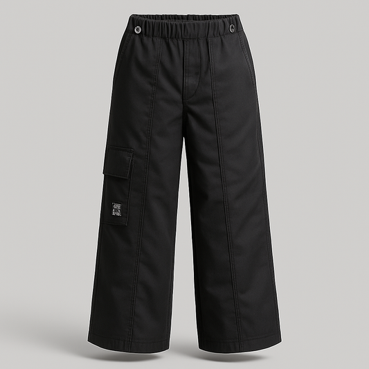 PANTALON CARGO NEGRO