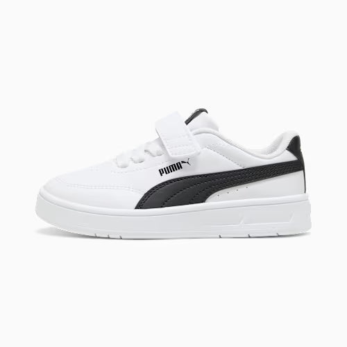 COURT CLASSIC CLEAN WHITE/BLK PRE-ESCOLAR UNISEX